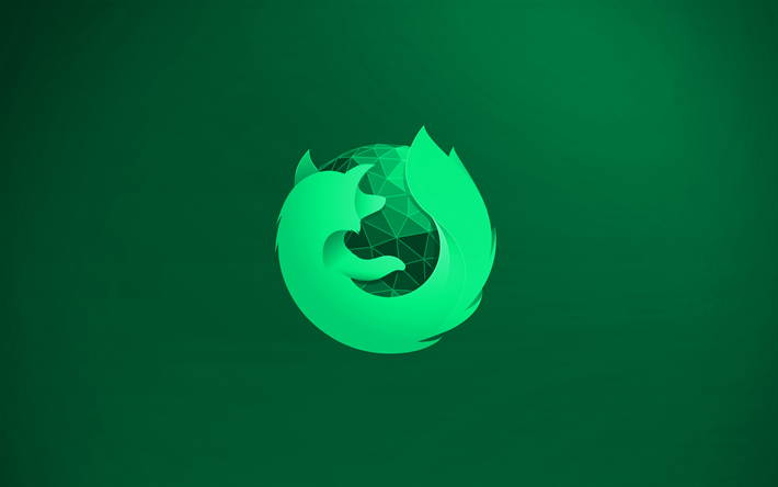 Mozilla Firefox turquoise logo, 4k, creative, turquoise background, Mozilla Firefox 3D logo, Mozilla Firefox logo, artwork, Mozilla Firefox
