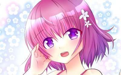 Momo Belia Deviluke, manga, To LOVE-Ru, girl with purple hair, Nanas twin, Third Princess of Deviluke