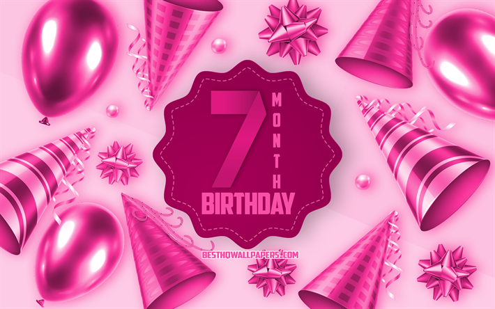 嬉しい7月誕生日, ご挨拶カード, 7ヶ月の娘の誕生日, ピンクの赤ちゃん誕生の背景, 7月の少女, 嬉しい6月に誕生日, シルク弓, 7月誕生日, お誕生日おめで