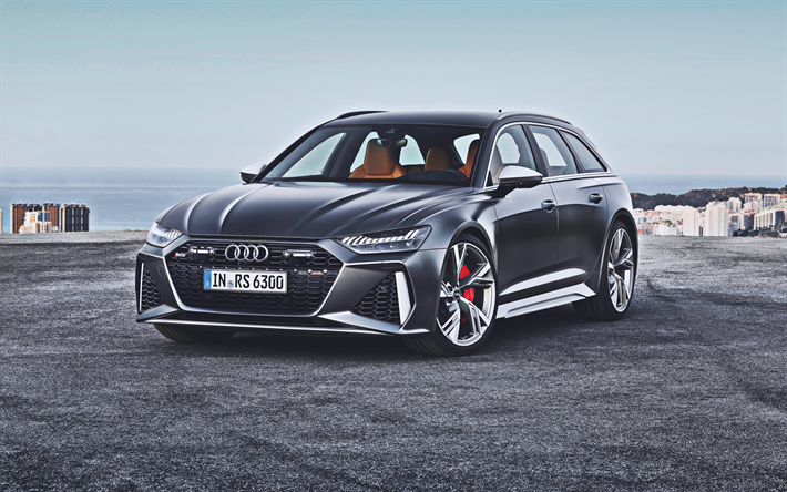 Audi RS6 Avant, 4k, superautot, 2020-autot, vaunut, 2020 Audi RS6 Avant, saksan autoja, Audi