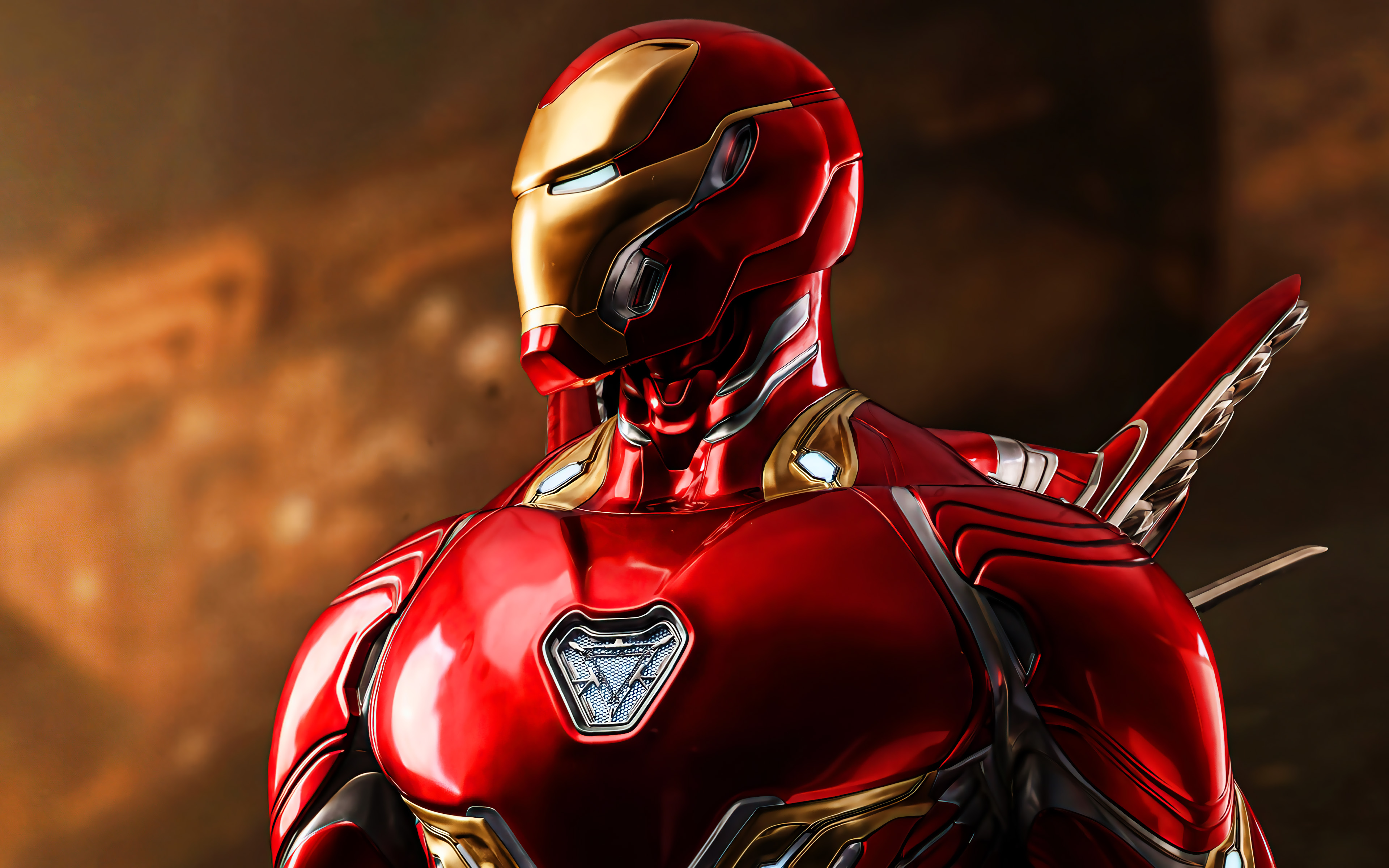 Download wallpapers 4k, IronMan, 3D art, superheroes, Marvel Comics, IronMan  4K, battle, creative, Iron Man 3D for desktop with resolution 3840x2400.  High Quality HD pictures wallpapers
