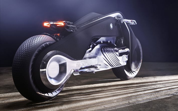 BMW motorcykel, VISION N&#196;STA 100, 2017, framtida motorcyklar