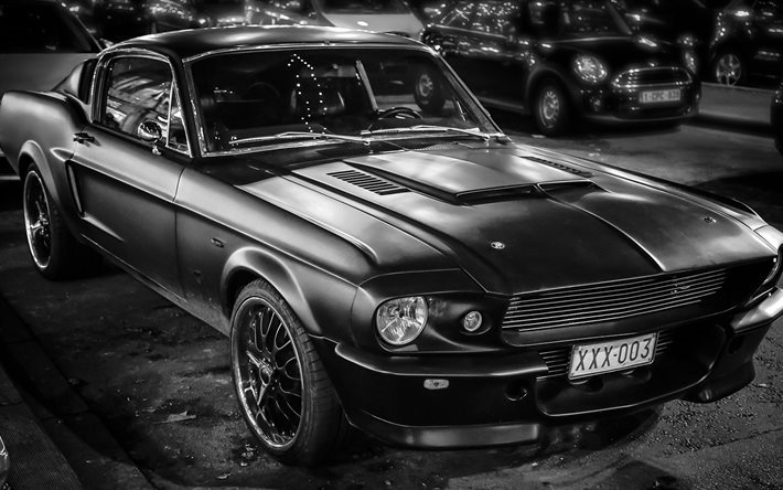 Ford Mustang, 1969, retro cars, classic cars, Ford