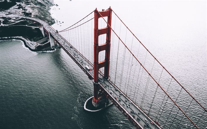 سان فرانسيسكو, الولايات المتحدة الأمريكية, الجسر, البوابة الذهبية, مضيق