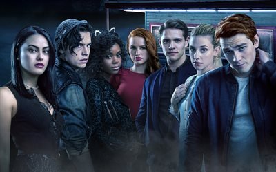 Riverdale, 2017, Casey Cott, Ashleigh Murray, Camila Mendes, Madelaine Petsch, Lili Reinhart, Cole Sprouse