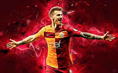 Serdar Aziz, 目標, トルコサッカー選手, 喜び, Galatasaray FC, サッカー, トルコのスーパー Lig, フォーマットをダウンロード, サン, footaball, ネオン