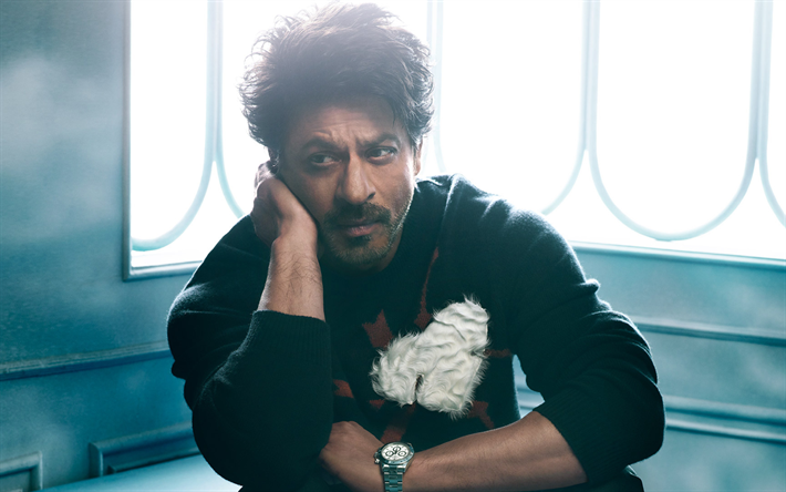 Shah Rukh Khan, Bollywood, 2018, o ator indiano, sess&#227;o de fotos, caras, celebridade