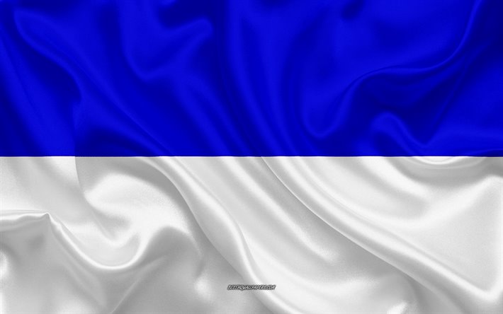 Reims Flag, 4k, silk texture, silk flag, French city, Reims, France, Europe, Flag of Reims, flags of French cities