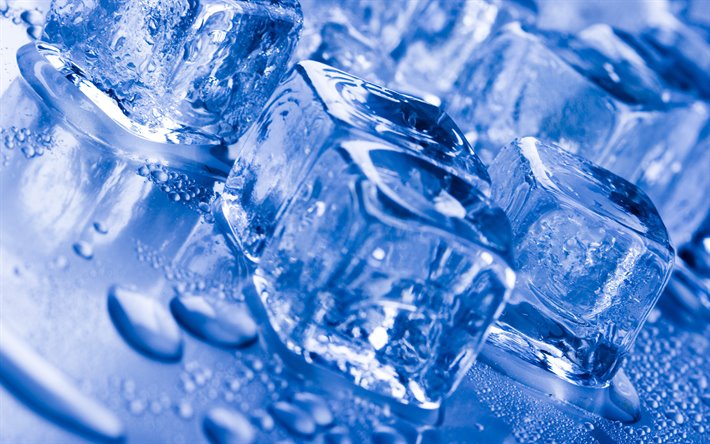 4k, ice cubes texture, macro, background with ice cubes, close-up, ice cubes, backrounds with ice, ice backgrounds, ice textures