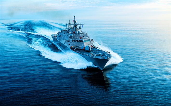 يو اس اس ويتشيتا, 4k, LCS-13, السفن القتالية الساحلية, بحرية الولايات المتحدة, الجيش الأمريكي, سفينة حربية, LCS, البحرية الأمريكية, الحرية الدرجة