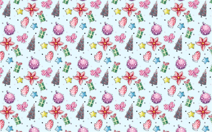 christmas decorations pattern, xmas backgrounds, christmas concepts, christmas decorations, xmas decorations, christmas backgrounds