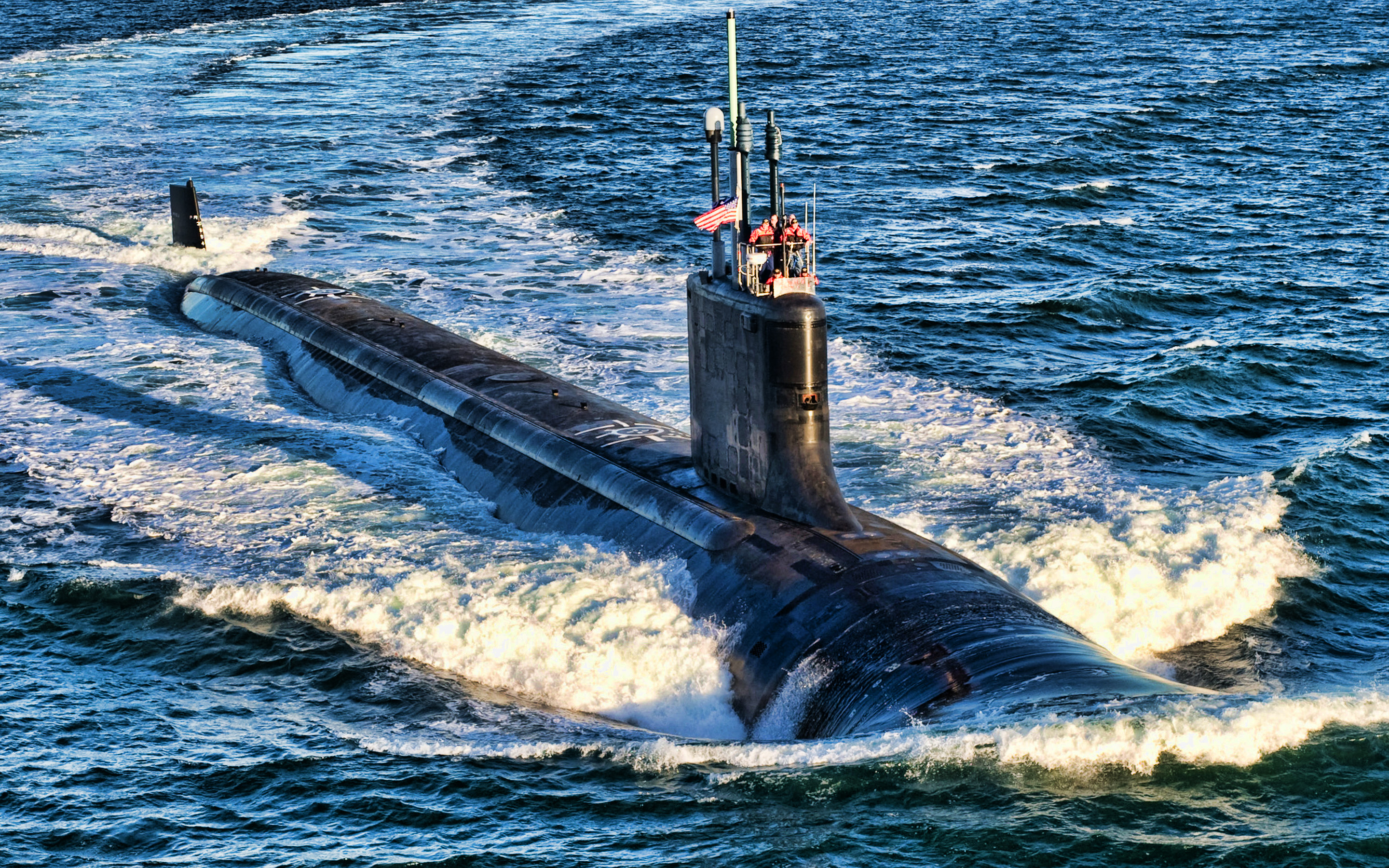 Download Wallpapers Uss Delaware Ssn 791 American Attack Submarine