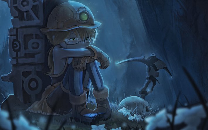 Riko, night, Made in Abyss, manga, forest, Riko Made in Abyss