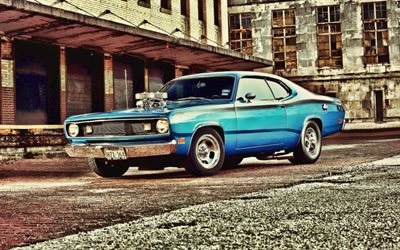 Dodge Demon, muscle cars, 1971 cars, retro cars, supercars, 1971 Dodge Demon, tuning, american cars, Dodge
