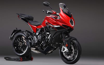 MV Agusta Turismo Veloce 800 Rosso, superbike, 2020 moto, moto italiana, studio, MV Agusta