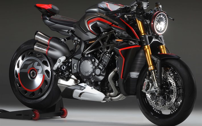 MV Agusta Rush 1000, superbike, 2020 moto, moto italiana, studio, MV Agusta