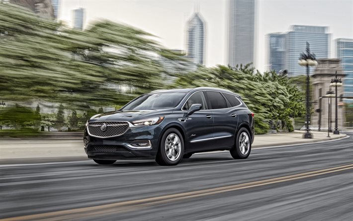 2021, Buick Enclave, front view, exterior, gray SUV, new gray Enclave, american cars, Buick