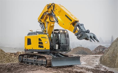 Liebherr R 950 SME, crawler excavator, heavy construction machinery, construction machinery, excavator, Liebherr