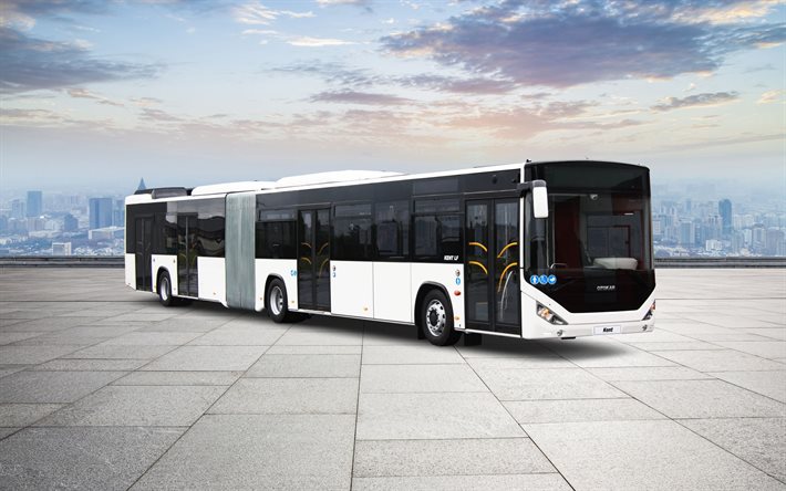 Otokar Kent LF, kaupunkibussi, matkustajakuljetukset, uusi valkoinen Kent LF, turkkilaiset bussit, Otokar