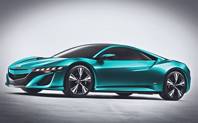 Acura NSX, supercars, voitures 2021, studio, hypercars, 2021 Acura NSX, voitures japonaises, Acura