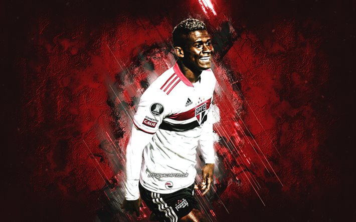 Luis Manuel Orejuela, Sao Paulo FC, calciatore Colombiano, sfondo pietra rossa, calcio, Serie A, Brasile