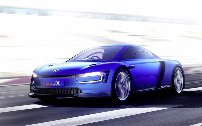 Volkswagen XL-Sport, 2016 bilar, sportcars, koncept, r&#246;relse