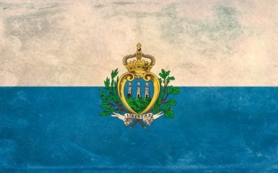 San Marino, Europe, San Marino flag