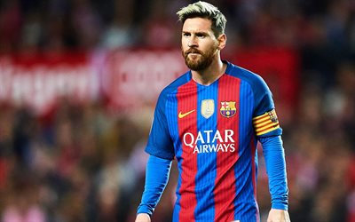 Messi, estrelas do futebol, loira, Barca, Lionel Messi, O FC Barcelona, jogadores de futebol, FCB, futebol, Leo Messi