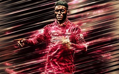 Joe Gomez, 4k, Liverpool FC, English footballer, creative art, blades style, Premier League, England, burgundy background, lines art, football