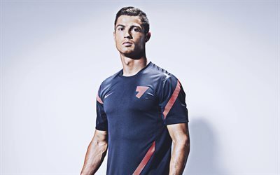 4k, Cristiano Ronaldo, 2018, Nike sesi&#243;n de fotos, CR7, el f&#250;tbol, las estrellas del f&#250;tbol, Cristiano, el portugu&#233;s futbolistas, Ronaldo