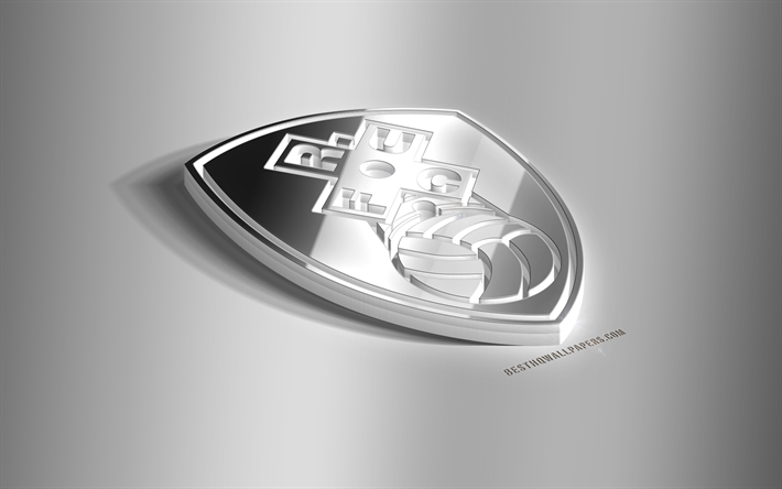 Rotherham United FC, 3D steel logo, The Millers, English football club, 3D emblem, Rotherham, England, UK, Rotherham FC metal emblem, Championship, football, creative 3d art
