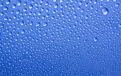 putoaa lasi, sininen taustat, makro, veden tippaa, vesi taustat, tippaa rakenne, vett&#228;, putoaa sininen tausta, vesi laskee rakenne