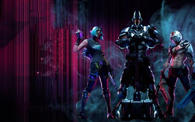 Fortnite, 2019, chapter 2, main characters, poster, promotional materials
