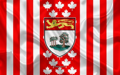 معطف من الأسلحة من جزيرة الأمير إدوارد, العلم الكندي, نسيج الحرير, جزيرة الأمير إدوارد, كندا, ختم جزيرة الأمير إدوارد, الكندي الرموز الوطنية