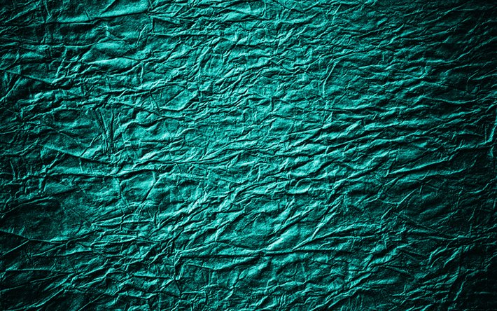 Download wallpapers 4k, turquoise leather texture, leather patterns ...