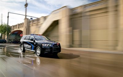 Dodge Durango Pursuit, police cars, 2019 cars, SUVs, 2019 Dodge Durango, american cars, Dodge