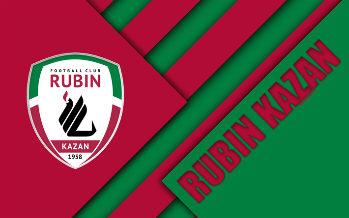 Download Download wallpapers FC Rubin Kazan, 4k, material design ...