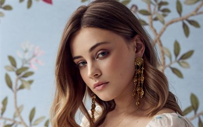 4k, Josephine Langford, 2020, australiensiska k&#228;ndisar, filmen stj&#228;rnor, Hollywood, brunett kvinna, australisk sk&#229;despelare, Josephine Langford photoshoot