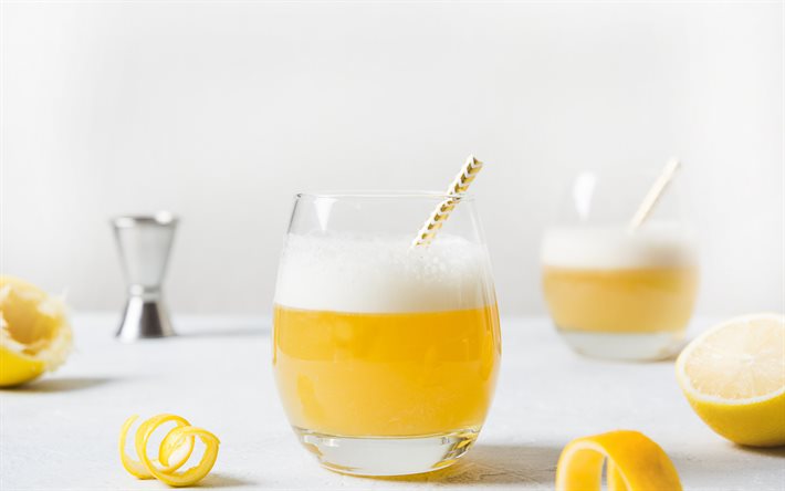 de la limonade avec de bourbon, de citron, de boissons, de bourbon, de diff&#233;rentes boissons
