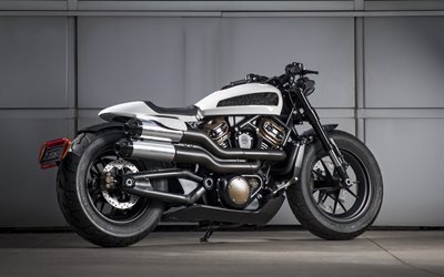 4k, Harley-Davidson 2A Prototype, side view, 2021 bikes, superbikes, american motorcycles, Harley-Davidson