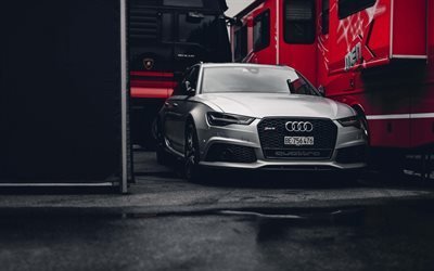 Audi RS6 Avant, wagens, 2018 cars, tuning, rs6 avant, german cars, Audi