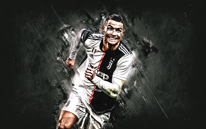 Cristiano Ronaldo, CR7, monde la star du football, la Juventus FC, portrait, art cr&#233;atif, Serie A, Italie, football, Ligue des Champions