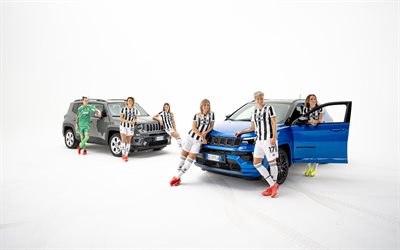 Juventus FC Women, Lina Hurtig, Cristiana Girelli, Matilde Lundorf Skovsen, Jeep Compass, Juventus FC