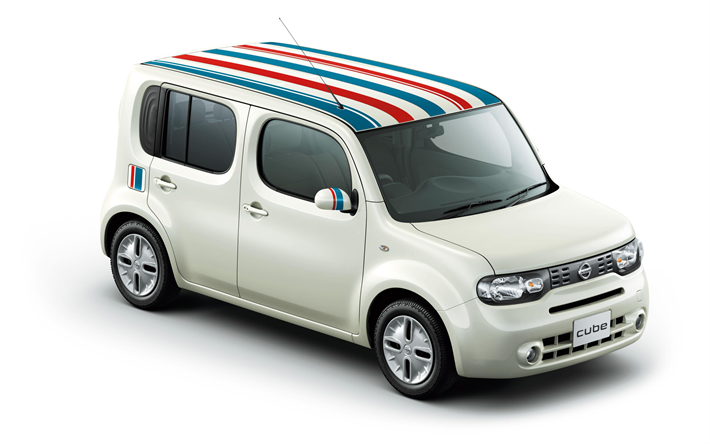 Nissan Cube, 4k, coches compactos, 2018 coches, Nissan