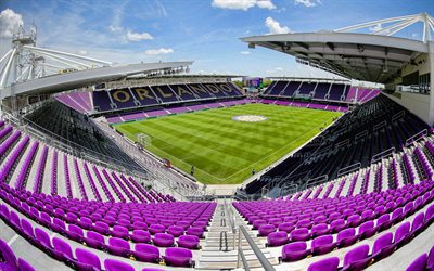 Exploria Stadium, Orlando, Florida, MLS stadionit, Orlando City SC stadium, jalkapallo-stadion, jalkapallo nurmikko, Orlando City SC, USA, MLS