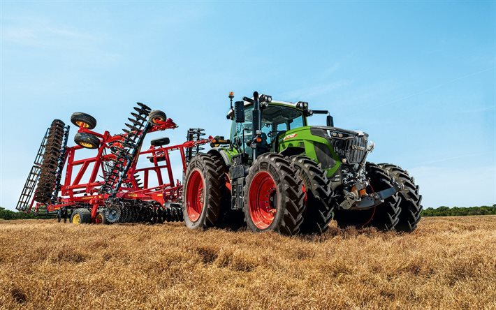 Fendt 900 Vario, 2020, Tillage, modern tractor, Plough tilling, harvesting concepts, new 900 Vario, Fendt