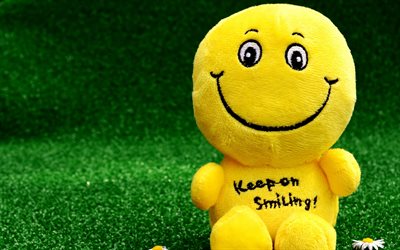 Keep On Smiling, toy, 4k, smile, creative