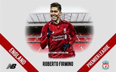 Roberto Firmino, Liverpool FC, Brazilian football player, attacking midfielder, Anfield, Premier League, England, football, Firmino