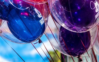 air balloons, close-up, holidays, balloons, colorful balloons