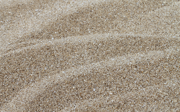4k, ondul&#233; sable, texture, macro, le sable ondul&#233; de fond, les vagues de sable de la texture, de sable, de milieux, de sable tetures, ondul&#233;, de textures, de mod&#232;le